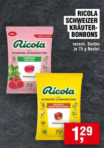 Handelshof RICOLA SCHWEIZER KRÄUTER- BONBONS Angebot