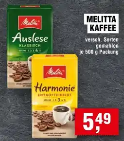 Handelshof MELITTA KAFFEE Angebot