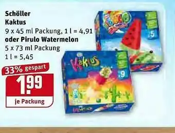 REWE Schöller Kaktus Oder Pirulo Watermelon Angebot