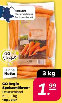 NETTO GO Regio Speisemöhren Angebot