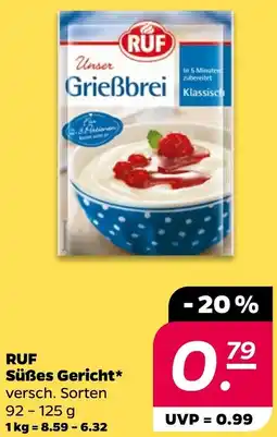 NETTO RUF Süßes Gericht Angebot