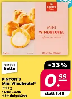 NETTO FINTON'S Mini Windbeutel Angebot