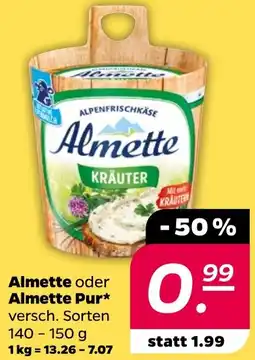 NETTO Almette oder Almette Pur Angebot