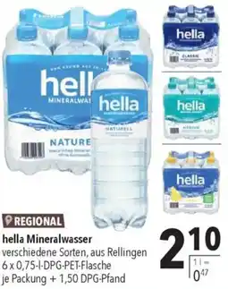 CITTI Markt hella Mineralwasser Angebot