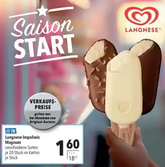 CITTI Markt Langnese Impulseis Magnum Angebot