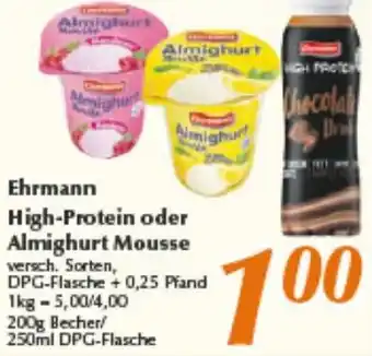 inkoop Ehrmann High-Protein oder Almighurt Mousse Angebot