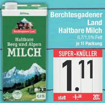 E-Center Berchtesgadener Land Haltbare Milch Angebot