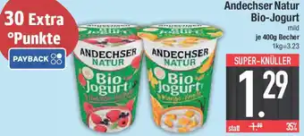 E-Center Andechser Natur Bio-Jogurt Angebot