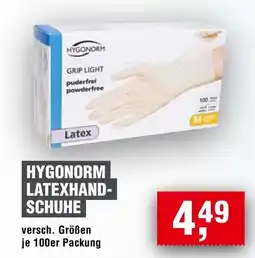 Handelshof HYGONORM LATEXHAND- SCHUHE Angebot