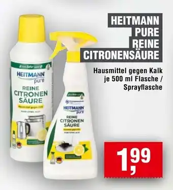 Handelshof HEITMANN PURE REINE CITRONENSÄURE Angebot