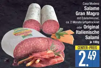 E-Center Casa Modena Salame Gran Magro oder Original Italienische Salami Angebot