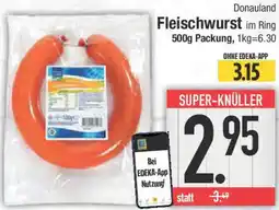 E-Center Donauland Fleischwurst Angebot