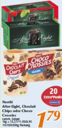 inkoop Nestlé After Eight, Choclait Chips oder Choco Crossies Angebot