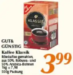 inkoop GUT& GÜNSTIG Kaffee Klassik Angebot