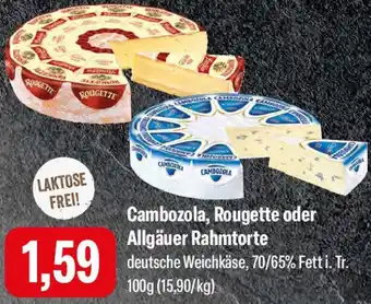 Feneberg Cambozola, Rougette oder Allgäuer Rahmtorte Angebot