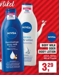 Handelshof NIVEA BODY MILK ODER BODY LOTION Angebot