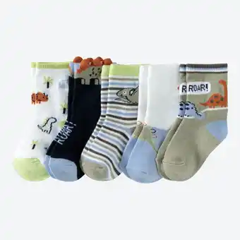 NKD Baby-Jungen-Socken mit Dino-Motiven, 5er-Pack Angebot