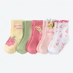 NKD Baby-Mädchen-Socken mit Muster, 5er-Pack Angebot