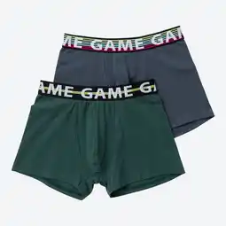 NKD Teener-Jungen-Retroshorts mit Kontrastbund, Doppelpack Angebot