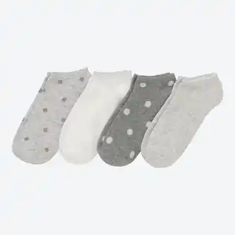 NKD Damen-Sneaker-Socken mit Glitzer, 4er-Pack Angebot