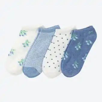 NKD Damen-Sneaker-Socken, 4er-Pack Angebot