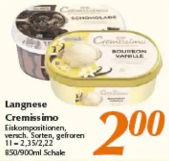 inkoop Langnese Cremissimo Angebot