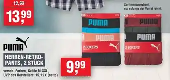 Handelshof PUMA HERREN-RETRO- PANTS, 2 STÜCK Angebot