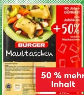 Kaufland Bürger Original Schwäbische Maultaschen Angebot