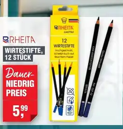 Handelshof RHEITA GASTRO WIRTESTIFTE, 12 STÜCK Angebot