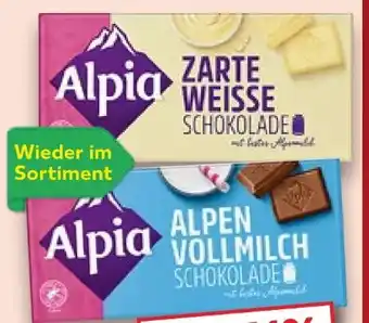 Kaufland Alpia Alpen-Vollmilch Angebot