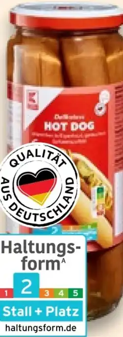 Kaufland K-Classic Hot-Dog-Würstchen Angebot