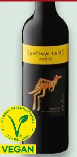 Kaufland Yellow Tail Shiraz Vegan Angebot