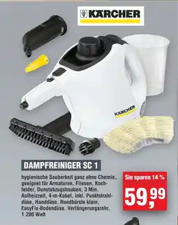 Handelshof KÄRCHER DAMPFREINIGER SC 1 Angebot