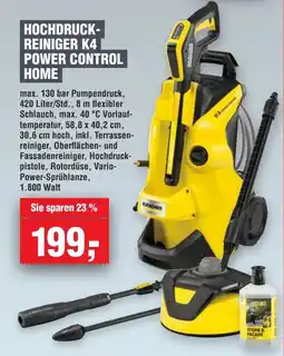 Handelshof KÄRCHER HOCHDRUCK- REINIGER K4 POWER CONTROL HOME Angebot