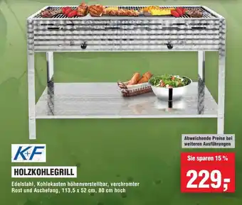 Handelshof K+F HOLZKOHLEGRILL Angebot