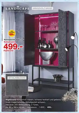 Möbelzentrum Pforzheim Landscape highboard Angebot