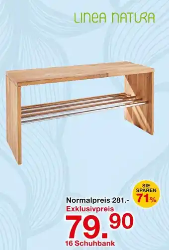 Möbelzentrum Pforzheim Linea natura schuhbank Angebot