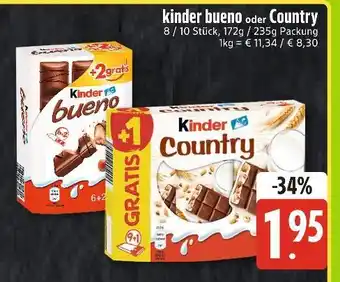 Edeka Xpress Kinder bueno oder country Angebot