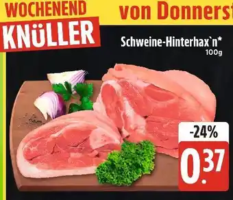 Edeka Xpress Schweine-hinterhax Angebot