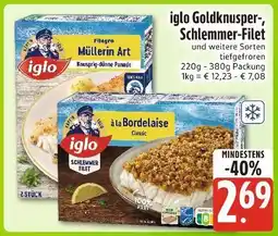 Edeka Xpress Iglo goldknusper-, schlemmer-filet Angebot