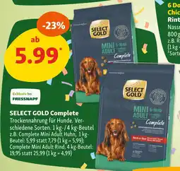 Fressnapf Select gold complete Angebot