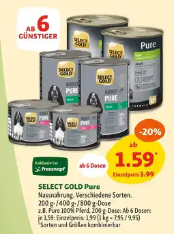 Fressnapf Select gold pure Angebot