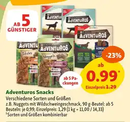 Fressnapf Purina adventuros snacks Angebot