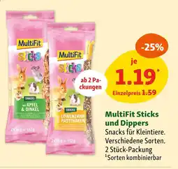 Fressnapf Multifit sticks und dippers Angebot