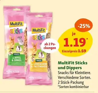 Fressnapf Multifit sticks und dippers Angebot