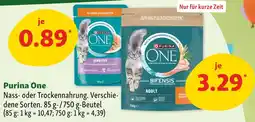 Fressnapf Purina one nass- oder trockennahrung Angebot