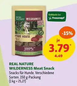 Fressnapf Real nature wilderness meat snack Angebot