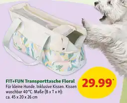 Fressnapf Fit+fun transporttasche floral Angebot