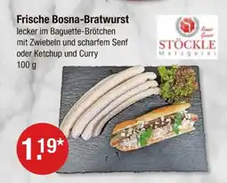 V Markt Stöckle metzgerei frische bosna-bratwurst Angebot