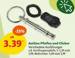 Fressnapf Anione pfeifen und clicker Angebot